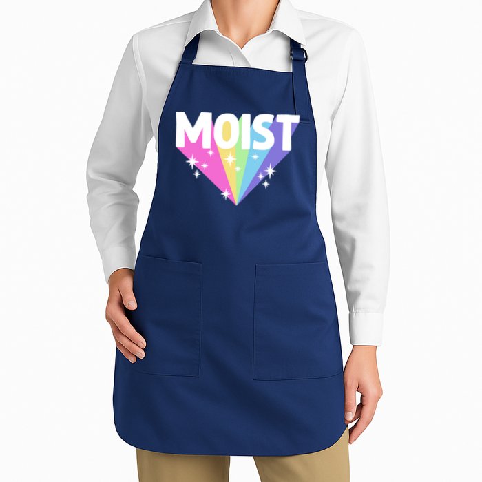 Moist Funny Meme Offensive Weird Cool Hilarious Humorous Apron
