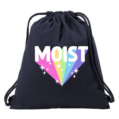 Moist Funny Meme Offensive Weird Cool Hilarious Humorous Drawstring Bag