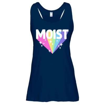 Moist Funny Meme Offensive Weird Cool Hilarious Humorous Ladies Essential Flowy Tank
