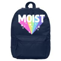 Moist Funny Meme Offensive Weird Cool Hilarious Humorous 16 in Basic Backpack