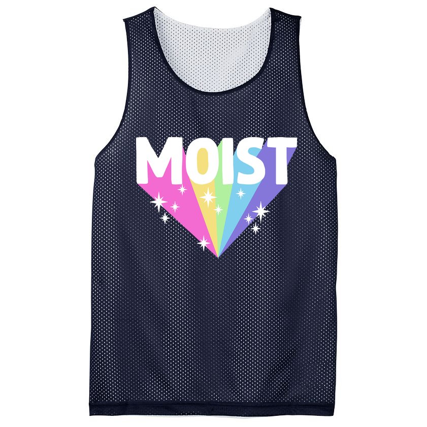 Moist Funny Meme Offensive Weird Cool Hilarious Humorous Mesh Reversible Basketball Jersey Tank