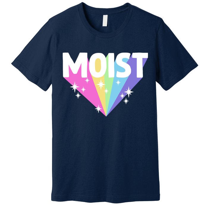 Moist Funny Meme Offensive Weird Cool Hilarious Humorous Premium T-Shirt