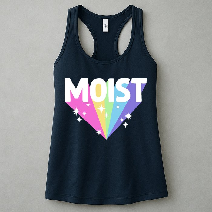 Moist Funny Meme Offensive Weird Cool Hilarious Humorous Womens Tank Top