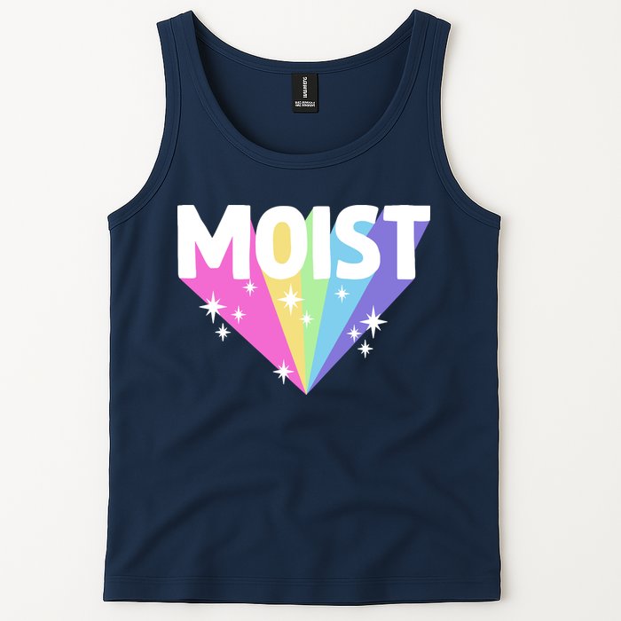 Moist Funny Meme Offensive Weird Cool Hilarious Humorous Tank Top