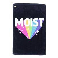 Moist Funny Meme Offensive Weird Cool Hilarious Humorous Golf Towel
