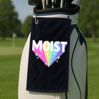 Moist Funny Meme Offensive Weird Cool Hilarious Humorous Golf Towel