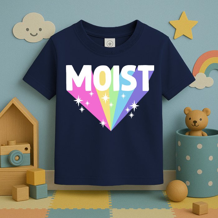 Moist Funny Meme Offensive Weird Cool Hilarious Humorous Toddler T-Shirt