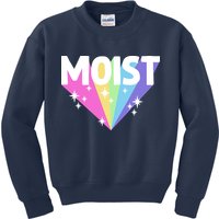 Moist Funny Meme Offensive Weird Cool Hilarious Humorous Kids Sweatshirt
