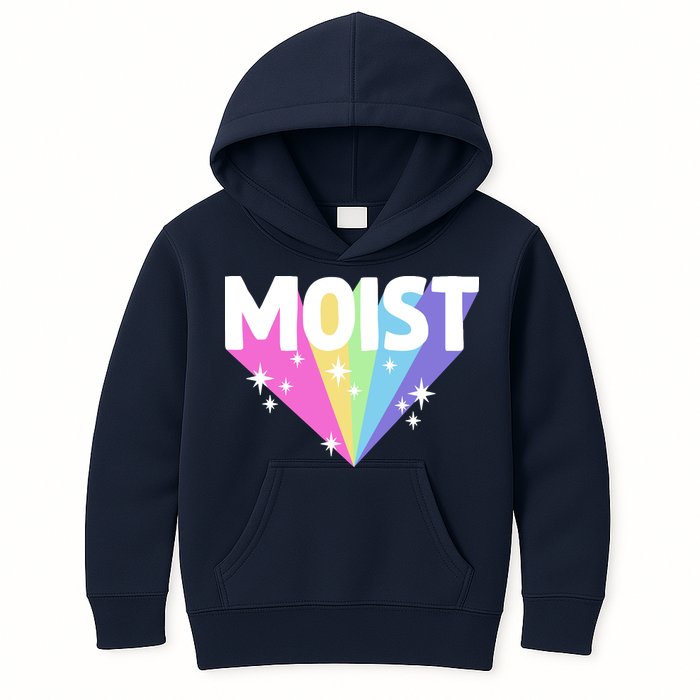 Moist Funny Meme Offensive Weird Cool Hilarious Humorous Kids Hoodie