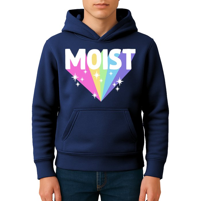 Moist Funny Meme Offensive Weird Cool Hilarious Humorous Kids Hoodie