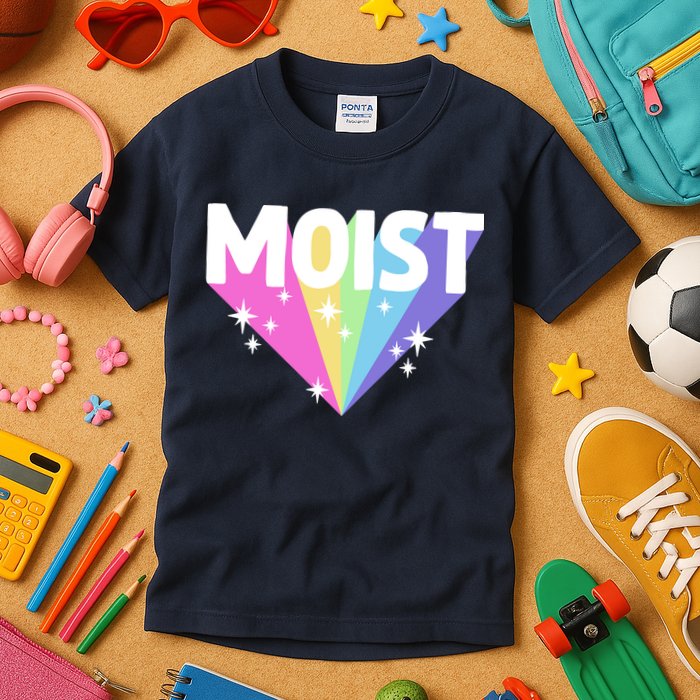 Moist Funny Meme Offensive Weird Cool Hilarious Humorous Kids T-Shirt
