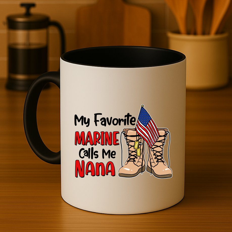 My Favorite Marine Calls Me Nana Mug