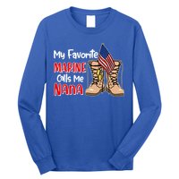 My Favorite Marine Calls Me Nana Long Sleeve Shirt