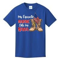 My Favorite Marine Calls Me Nana Kids T-Shirt