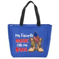 My Favorite Marine Calls Me Nana Zip Tote Bag