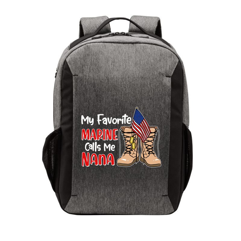My Favorite Marine Calls Me Nana Vector Backpack