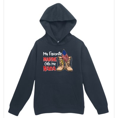 My Favorite Marine Calls Me Nana Urban Pullover Hoodie