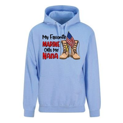 My Favorite Marine Calls Me Nana Unisex Surf Hoodie