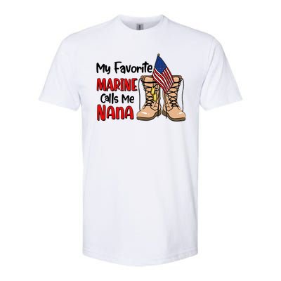 My Favorite Marine Calls Me Nana Softstyle® CVC T-Shirt