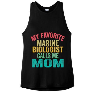 My favorite Marine Biologist calls me Mom Mother's day Ladies PosiCharge Tri-Blend Wicking Tank