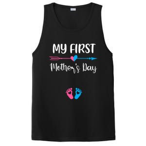 My First Mothers Day Pregnancy Announcegift Mom To Be Great Gift PosiCharge Competitor Tank