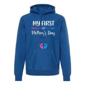 My First Mothers Day Pregnancy Announcegift Mom To Be Great Gift Premium Hoodie