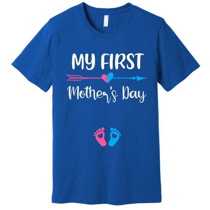 My First Mothers Day Pregnancy Announcegift Mom To Be Great Gift Premium T-Shirt