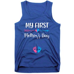 My First Mothers Day Pregnancy Announcegift Mom To Be Great Gift Tank Top