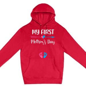 My First Mothers Day Pregnancy Announcegift Mom To Be Great Gift Premium Pullover Hoodie