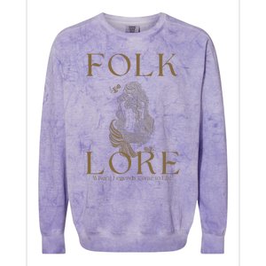 Mermaid Folklore Colorblast Crewneck Sweatshirt