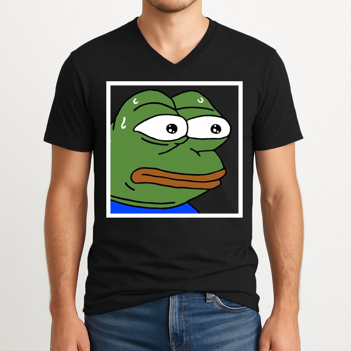 Monkah Frog V-Neck T-Shirt