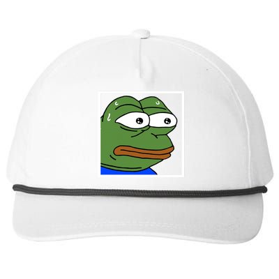 Monkah Frog Snapback Five-Panel Rope Hat