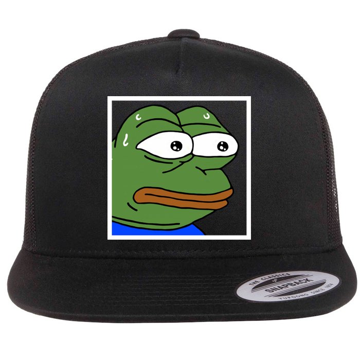 Monkah Frog Flat Bill Trucker Hat