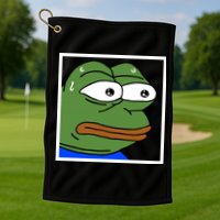 Monkah Frog Golf Towel