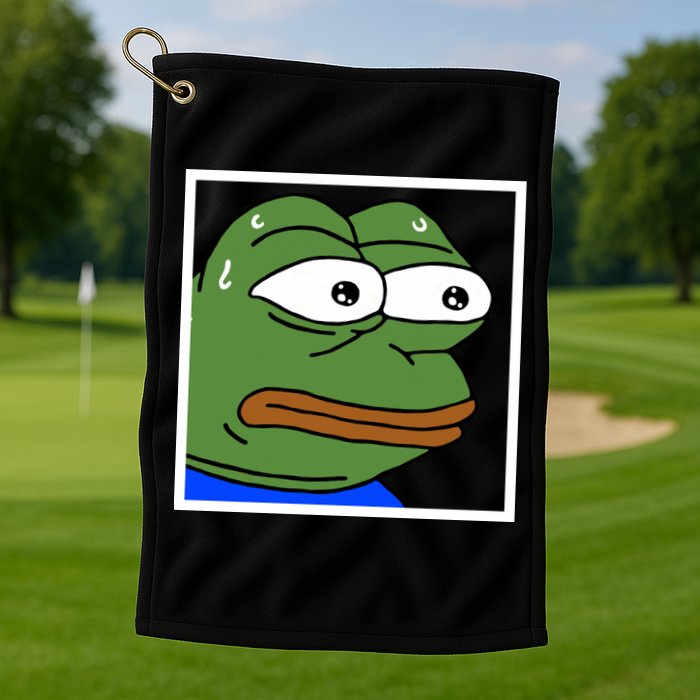Monkah Frog Golf Towel