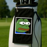 Monkah Frog Golf Towel