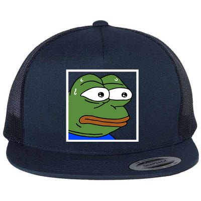 Monkah Frog Flat Bill Trucker Hat