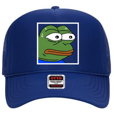 Monkah Frog High Crown Mesh Back Trucker Hat