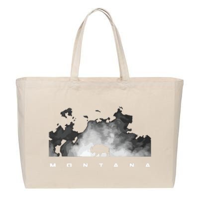 Montana Funny Cotton Canvas Jumbo Tote