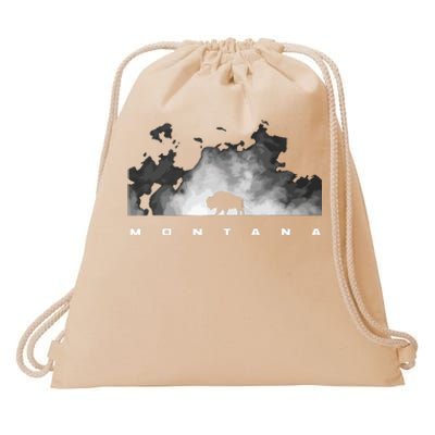 Montana Funny Drawstring Bag