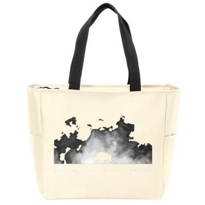 Montana Funny Zip Tote Bag