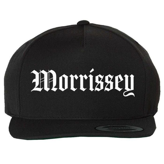 Morrissey Family Name Wool Snapback Cap