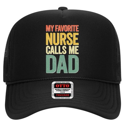 My Favorite Nurse Calls Me Dad Father's Day Trucker Hat