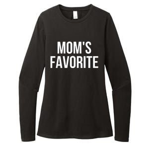 Moms Favorite Not Moms Favorite Womens CVC Long Sleeve Shirt