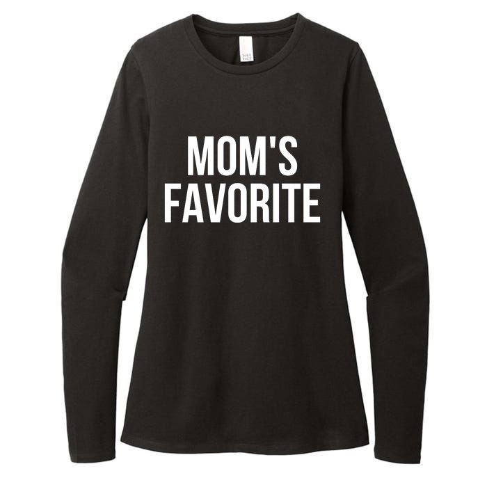 Moms Favorite Not Moms Favorite Womens CVC Long Sleeve Shirt