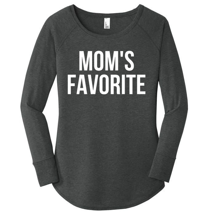 Moms Favorite Not Moms Favorite Women's Perfect Tri Tunic Long Sleeve Shirt