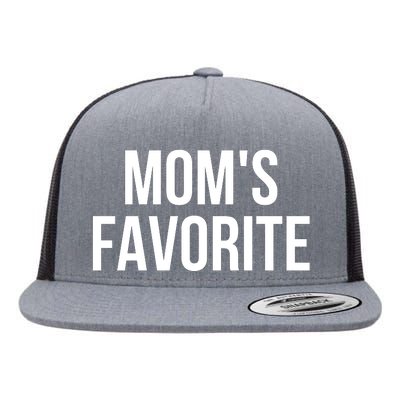 Moms Favorite Not Moms Favorite Flat Bill Trucker Hat