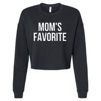 Moms Favorite Not Moms Favorite Cropped Pullover Crew