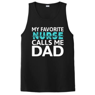 My Favorite Nurse Calls Me Dad Daughter Hospital Nursing PosiCharge Competitor Tank