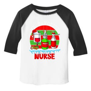 My Favorite Nurse Christmas Santa Hat Costume Proud Job Meaningful Gift Toddler Fine Jersey T-Shirt